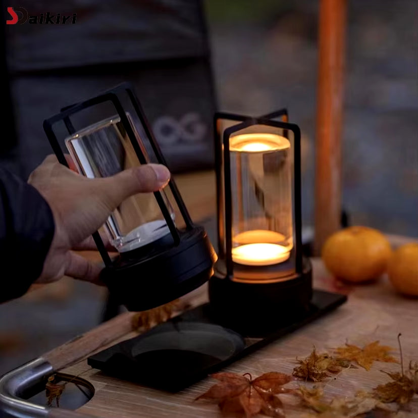 LumiCrystal™ Rechargeable Touch Lamp – Elegant LED Crystal Light for Home, Camping & Decor